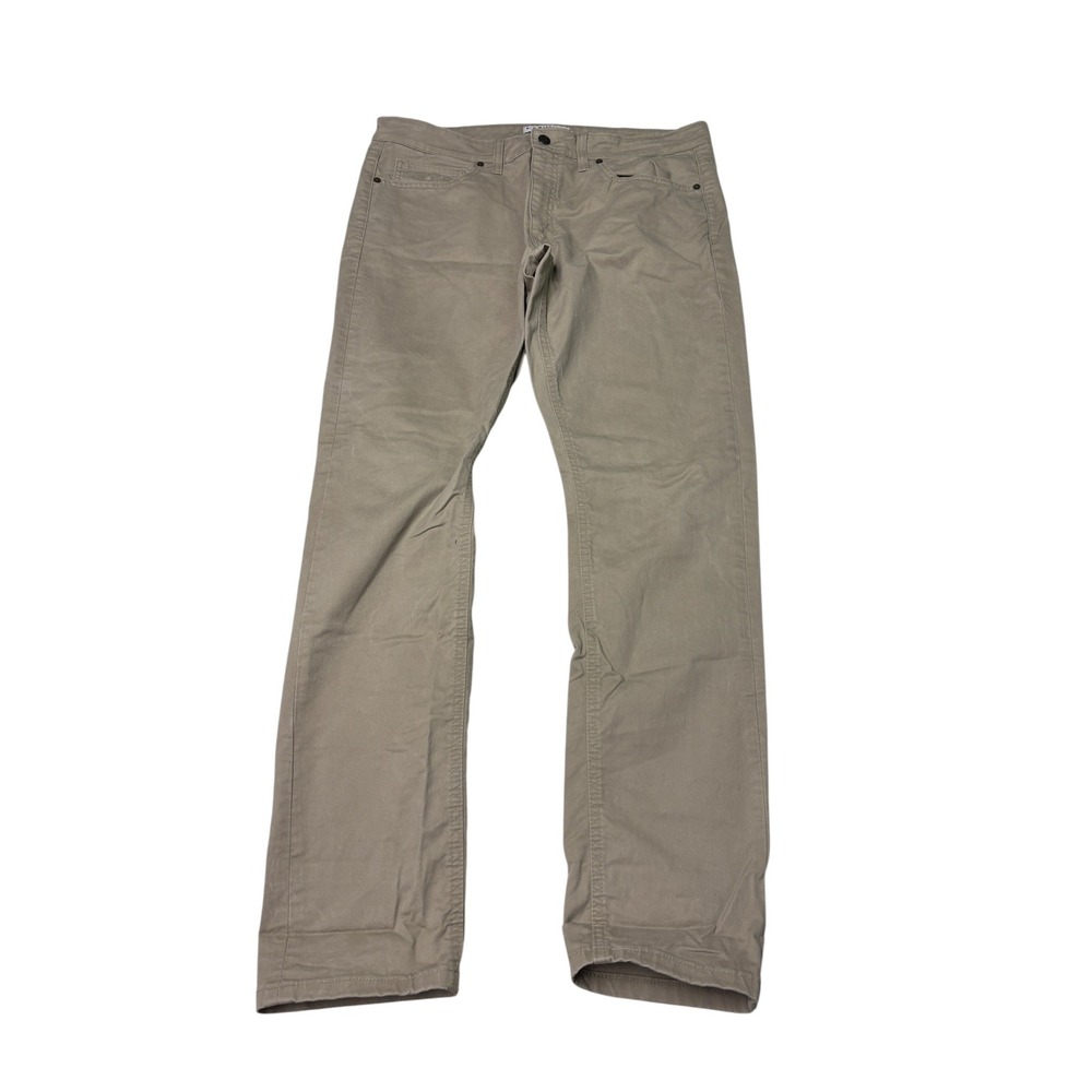 RM Williams Ramco 5‎ Pocket Jeans Mens 36/32 Tan Cotton Stretch Made Australia